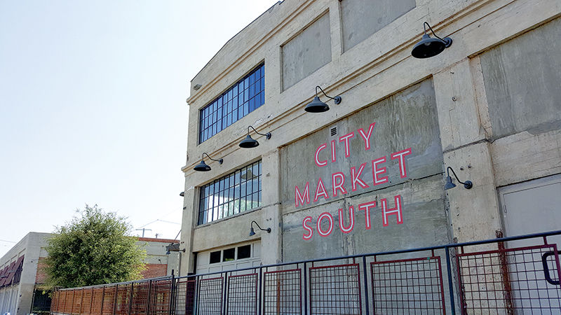 A Modern Twist on a Fashion District Market